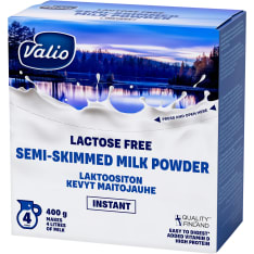 Valio Instant 400g laktoositon kevyt maitojauhe