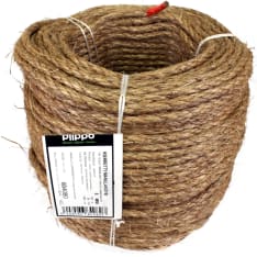 Piippo 8mm / 140 m/ 6 kg / kierretty manillaköysi