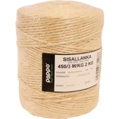 Piippo 450/3 2kg 300 m Sisal yarn