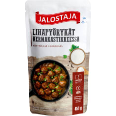 Jalostaja 450g lihapyörykät kermakastikkeessa