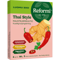 Reformi Luomu Thai Style 66 g 6 kpl mausteliemikuutio