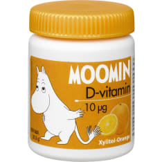 Muumi ksylitoli 10 µg 100 tabl. D-vitamiinivalmiste