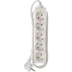 Reimax 1.5m 5-part extension cord for indoor use