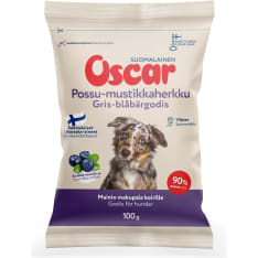 Oscar Possu blueberry treat 100 g dog treat