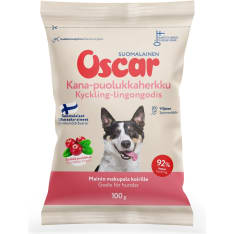 Oscar Chicken lingonberry treat 100 g dog treat