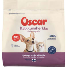 Oscar Kalkkunaherkku 400 g koiran ja kissan herkku
