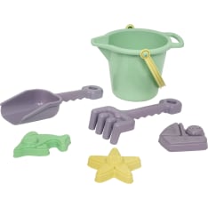 Plasto Sand toy set I’m Green 6 pieces made of bioplastic from sugarcane