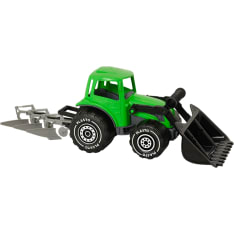 Plasto 32 cm vihreä kauhatraktori kyntöauralla