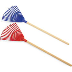 Plasto 80 cm lasten harava puuvarrella