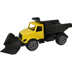 Plasto iso 82 cm keltainen/musta aura-auto hiljaisilla renkailla