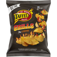 Taffel Big time Grills 260g grillimaustettu sipsi