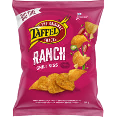 Taffel Big time Ranch & Chili 260g maustettu sipsi