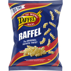 Taffel Raffel chips 180g