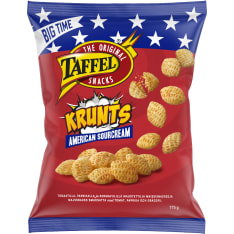 Taffel Krunts American sourcream flavoured corn chips 175g