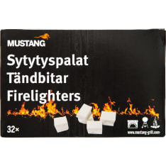 Mustang white 32 piece lighter