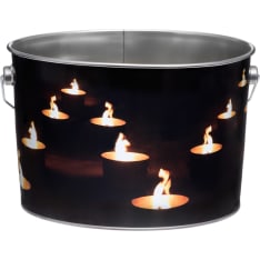 Polar 24x16cm outdoor fire in a bucket