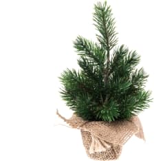 Winteria 22 cm minikuusi juuttiruukussa