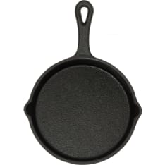 Maku pyöreä valurauta annospannu