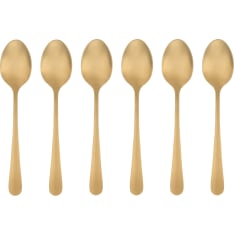 Flavor Champagne gold 6 coffee spoons