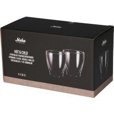 Maku 2 kpl 30cl kaksikerroksinen juomalasi