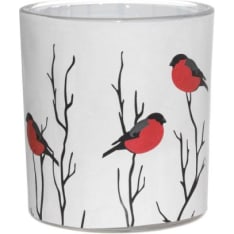 Polar 7.3x8cm glass candle