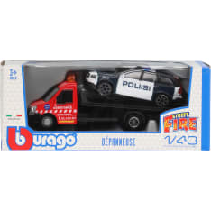 Bburago Flatbed transport 1:43 police