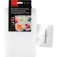 Saana kestopussi hedelmille ja vihanneksille