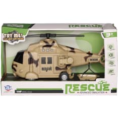 Rescue helikopteri valot ja äänet