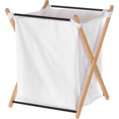 4Living Laundry basket with bamboo frame