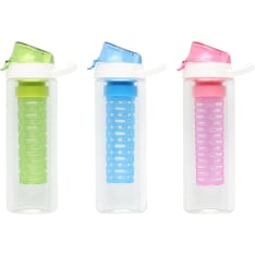 Beverage bottle with strainer assortment 0.65 L