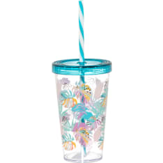 Drinking glass leaves 66 cl