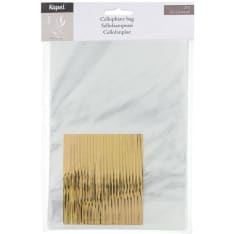 Kapel Cellophane bag 15,5 x 23 cm 25 pcs + spinners