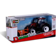 Bburago 1:32 Valtra N174 traktori lumiauralla