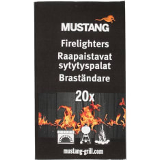 Mustang easy-to-use lighter with a scratching surface