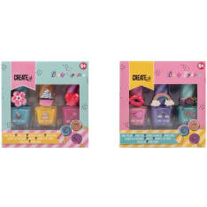 Create It! 3-pack karamelli kynsilakka