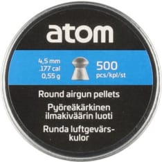 Atom 4,5mm 500kpl pyöreä ilmakiväärin luoti