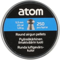 Atom 5,5 mm 250 kpl pyöreä ilmakiväärin luoti