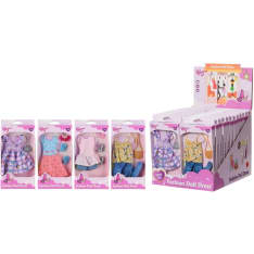 Muotinuken vaatteet lajitelma