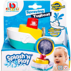 BB Junior Spraying Tugboat with tugboat bathing toy