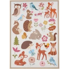 4Living Forest animals 50x70cm picture