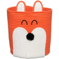 4Living Happy Fox 28x28x38cm storage basket