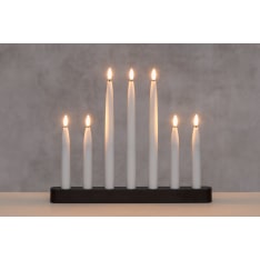 Finnlumor 7-piece remote-controlled candelabra