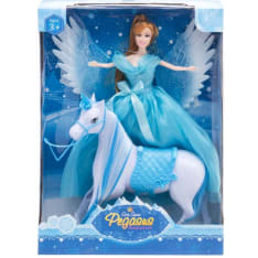 Hevonen ja nukke leikkisetti