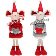 Winteria 45cm Christmas mouse