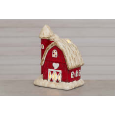 Finnlumor West Valley ceramic house with led lights