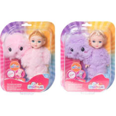 Nukke ja pehmovaatteet leikkisetti 15 cm