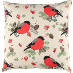 Winteria Punatulkku koristetyyny