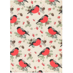 Winteria Punatulkku keittiöpyyhe