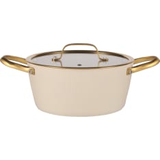 Maku 24cm 4,4l beige saucepan