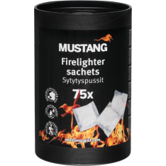 Mustang firelighter sachets, 75 pcs
